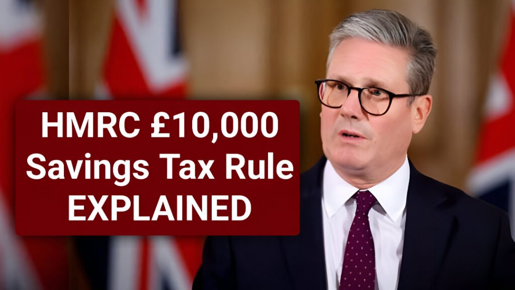 HMRC £10,000 savings tax rule
