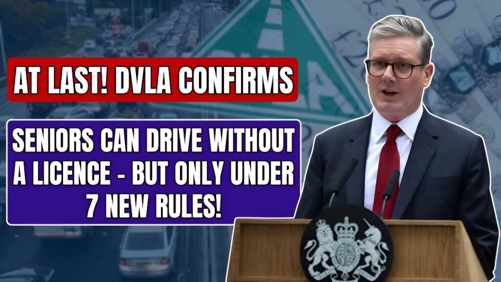 Seniors can drive without a licence UK