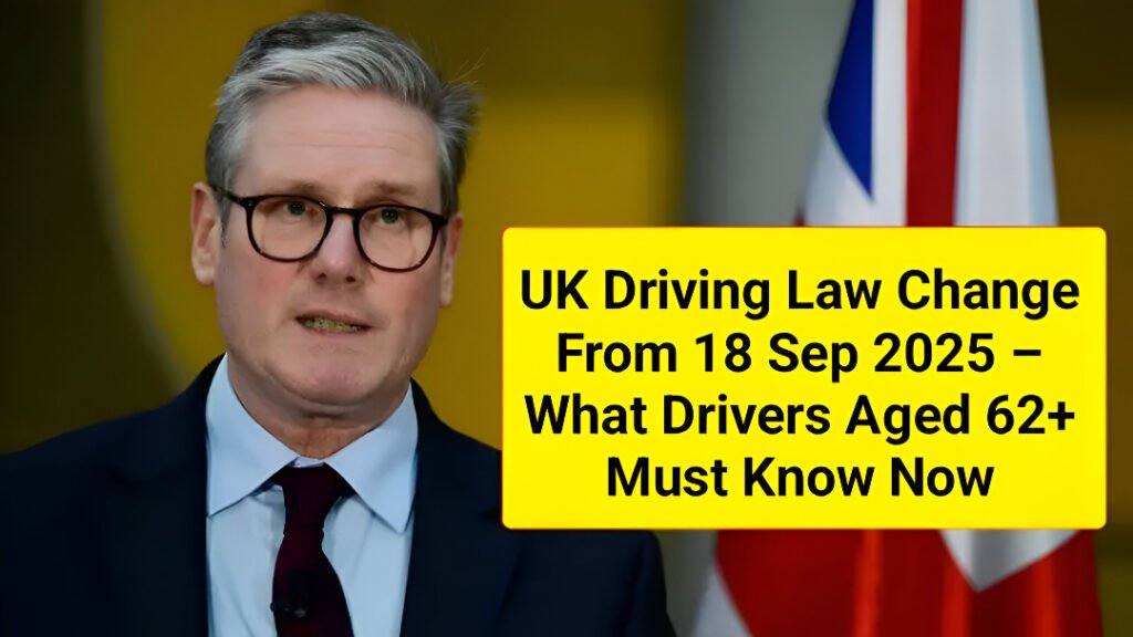 UK Driving Law Changes 2025 for Over 62 Drivers