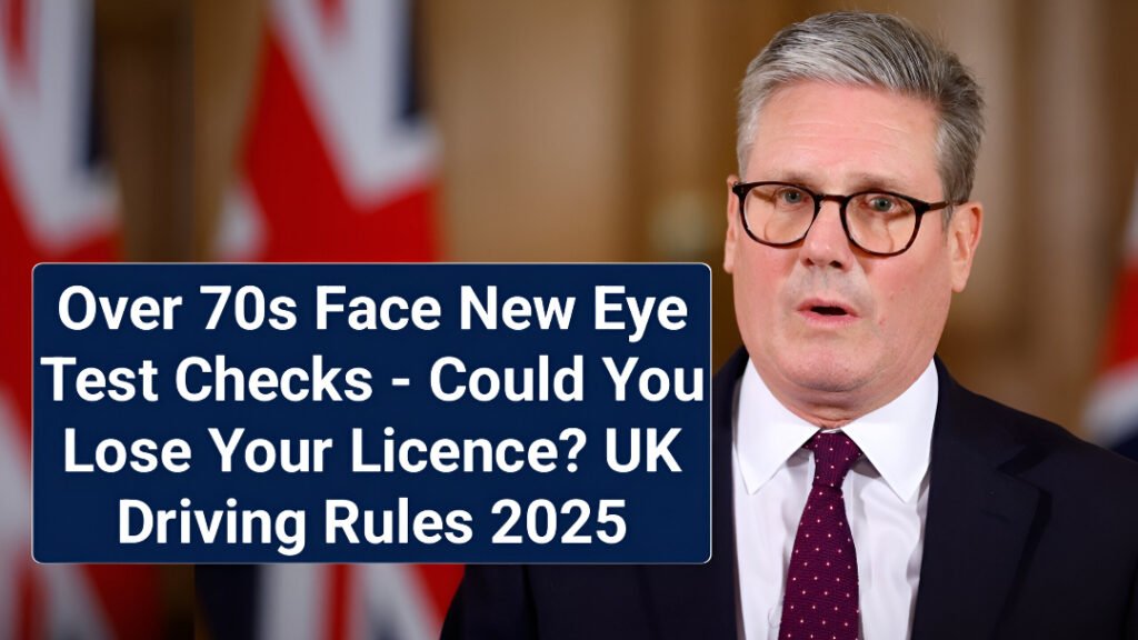 UK Driving Rules 2025 Over 70 Eye Test